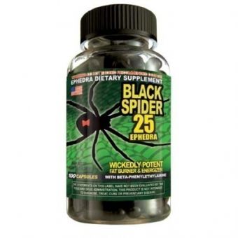 Жиросжигатель Black Spider 25 (100 капсул) - Семей