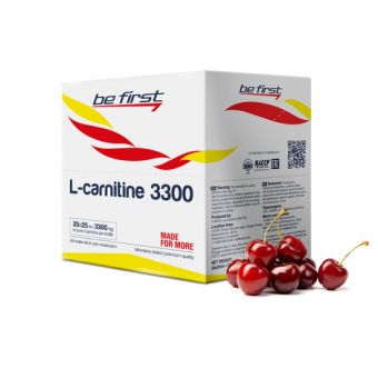 L-carnitine 3300 мг Be First (20 ампул по 25 мл) - Семей