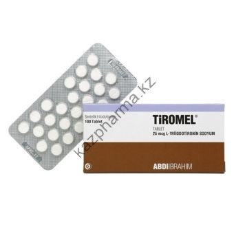 Лиотиронин Tiromel 1 таблетка 25мкг (100 таблеток) Семей