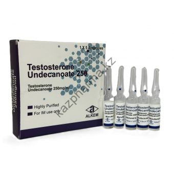 Тестостерон Ундеканоат Alkem 5 ампул по 1мл (1амп 250 мг) Семей