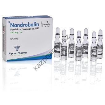 Nandrobolin (Дека, Нандролон деканоат) Alpha Pharma 10 ампул по 1мл (1амп 250 мг) - Семей