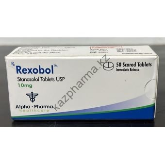 Rexobol (Станозолол, Винстрол) Alpha Pharma 50 таблеток (1таб 10 мг) - Семей