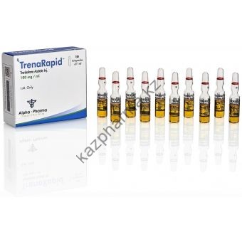 Тренболон ацетат Alpha Pharma (TrenaRapid) 10 ампул по 1мл (1амп 100 мг) - Семей