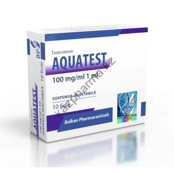 Aquatest (Суспензия Тестостерона) Balkan 10 ампул по 1мл (1амп 100 мг) - Семей