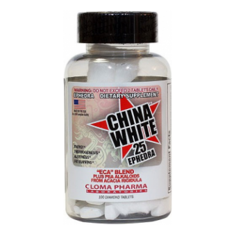 Жиросжигатель Cloma Pharma China White 25 (100 таб) - Семей